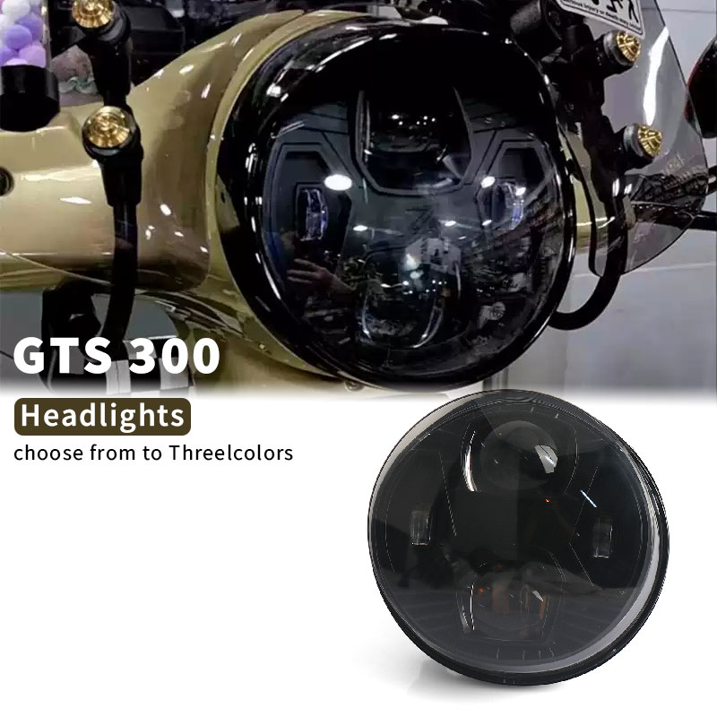 Model Kit Vespa - Round LED Head Light Kit para