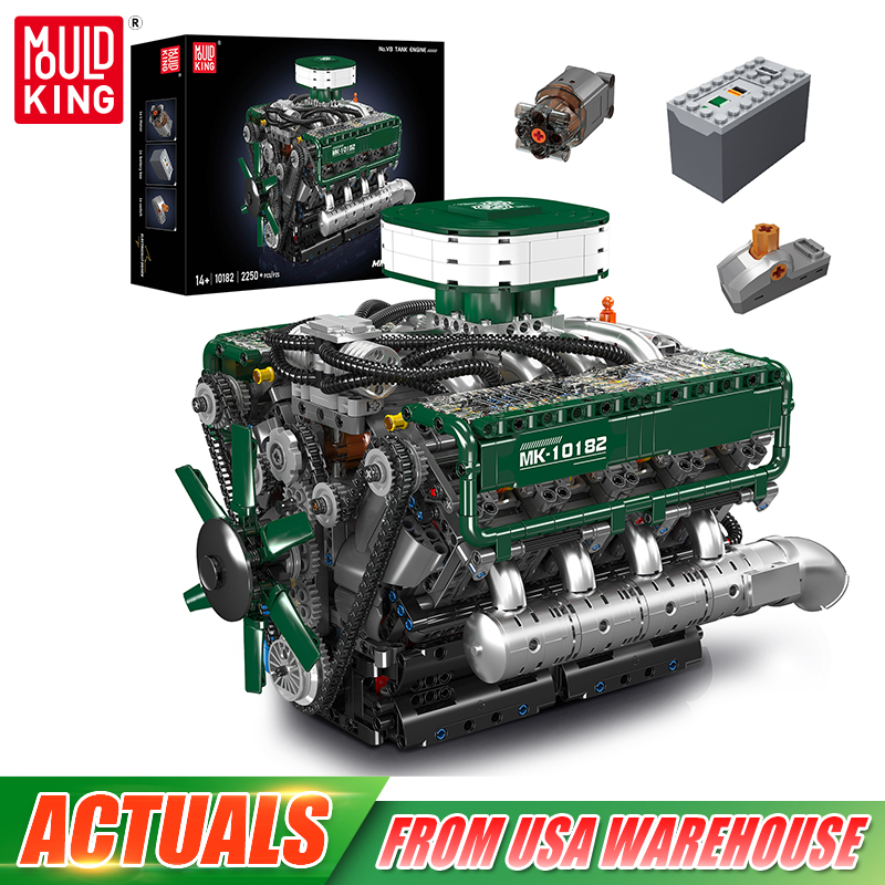 Model Kit Engine - Mould King 10182 Brinquedos Técnicos de